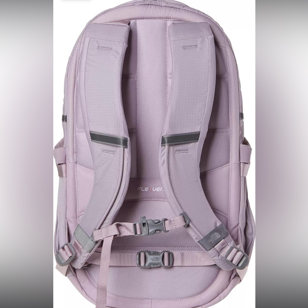 Women’s Purple North Face Backpack. Laptop slot included. One size.